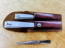 La Cross Vintage Nail Clippers And Tweezers Set