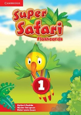 Super Safari Level 1 Flashcards (Pack of 40) by Herbert Puchta (English) Cards B