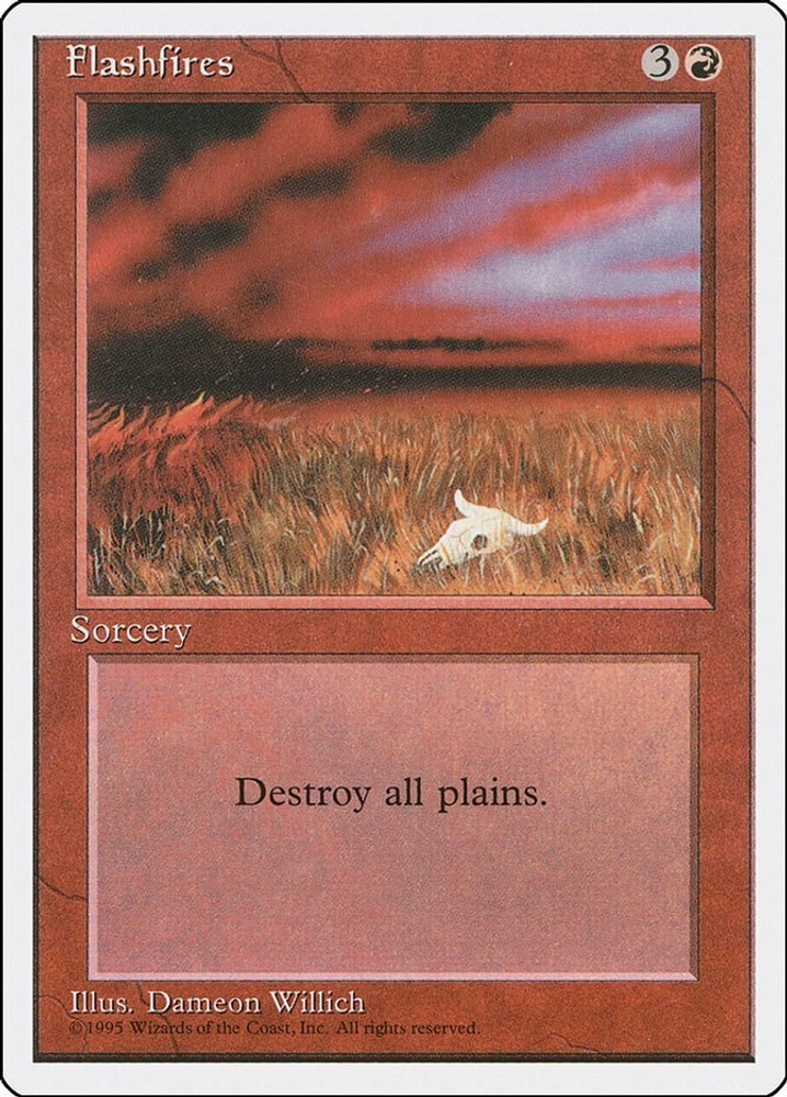 Flashfires #195 (LP) Fourth Edition (4ED) MTG