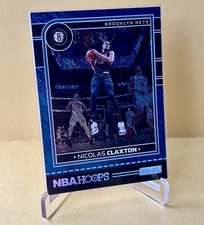 2024-25 Panini NBA HOOPS Nic Claxton #46 Storm #/299 Brooklyn Nets