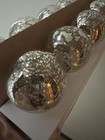 Kurt Adler 10-Light Set Silver Mercury Glass G50 Globe Christmas String Lights