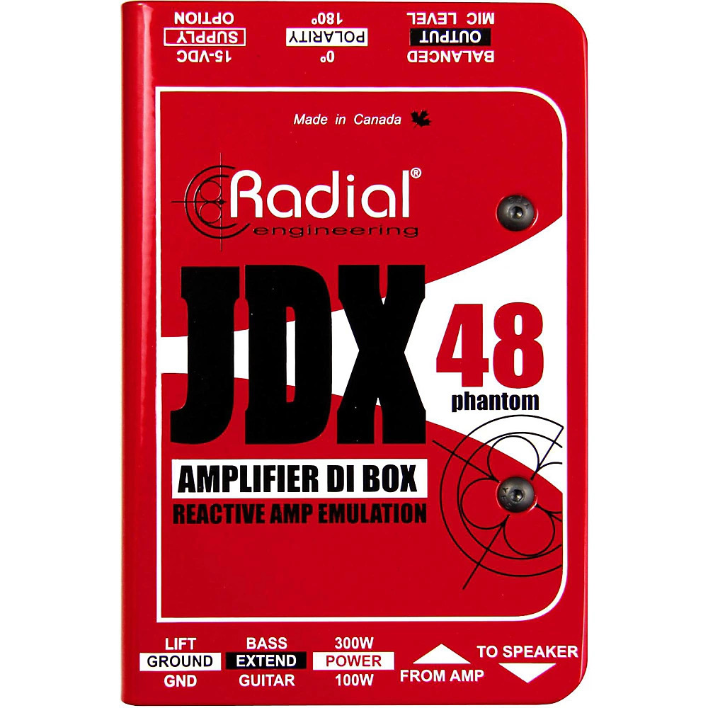 Прямой блок гитарного усилителя Radial Engineering JDX-48 Reactor 40690₽