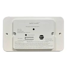 Safe-T-Alert 62 Series RV Carbon Monoxide - White - Flush Mount - 12V w/Trim