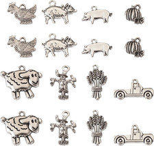 Tibetan Style Antique Mixed Themed Pendants Charms for DIY Jewelry Making