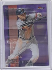 2016 Dustin Pedroia Topps Finest PURPLE REFRACTOR Parallel /250 - #73 Red Sox