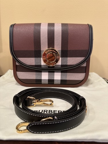 Burberry Dark Birch Brown Medium Elizabeth Bag