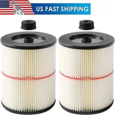 2 Replacement Cartridge Filter for Shop Vac Craftsman 9-17816 Wet Dry Air Filter
