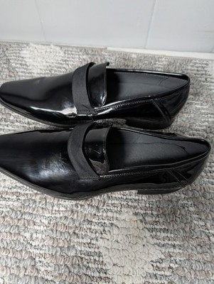 Calvin Klein Brodie Men\'s Black Leather Dress Shoes Size 11.5 Amazon.com | Calvin Klein Men main image 4