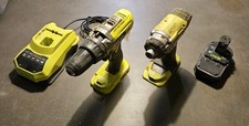 Ryobi R18PD3 & RID1801 18v  Drill & Impact Driver Set and battery
