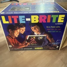 1967 LITE-BRIGHT by Hasbro No 5455 with Original Box Picture Refill Series 1