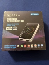 Wireless Carplay AI box Android Auto Adapter Converter with Netflix YouTube WIFI