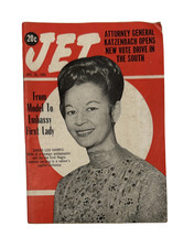 Jet Magazine January 20, 1966 Sarah Lou Harris, Katzenbach Vote Drive Cover