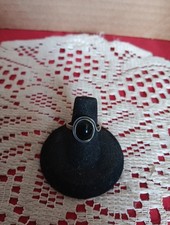 Sterling Silver Black Onyx Stone Ring