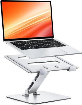 CIRYCASE Laptop Stand Height Adjustable & Ergonomic, Foldable, Stable & Portable