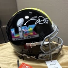Sam Darnold Super Bowl LX Signed Helmet Beckett COA