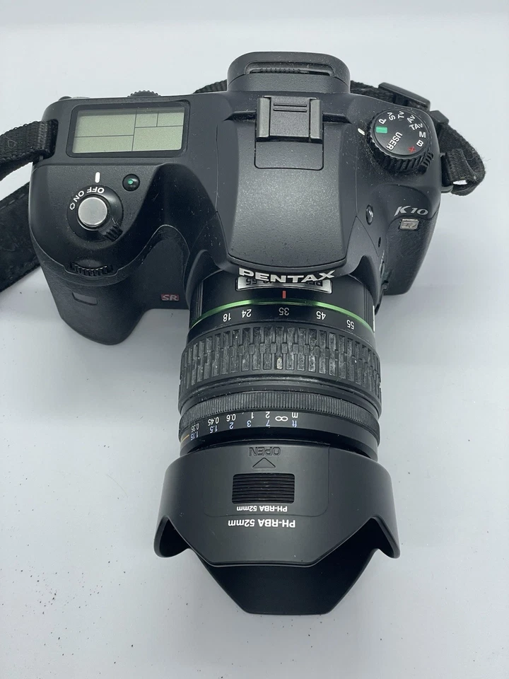 Pentax K10D Digital SLR Camera + 18-55mm Lens Untested / No Charger / Clean Body - Image 3 of 4