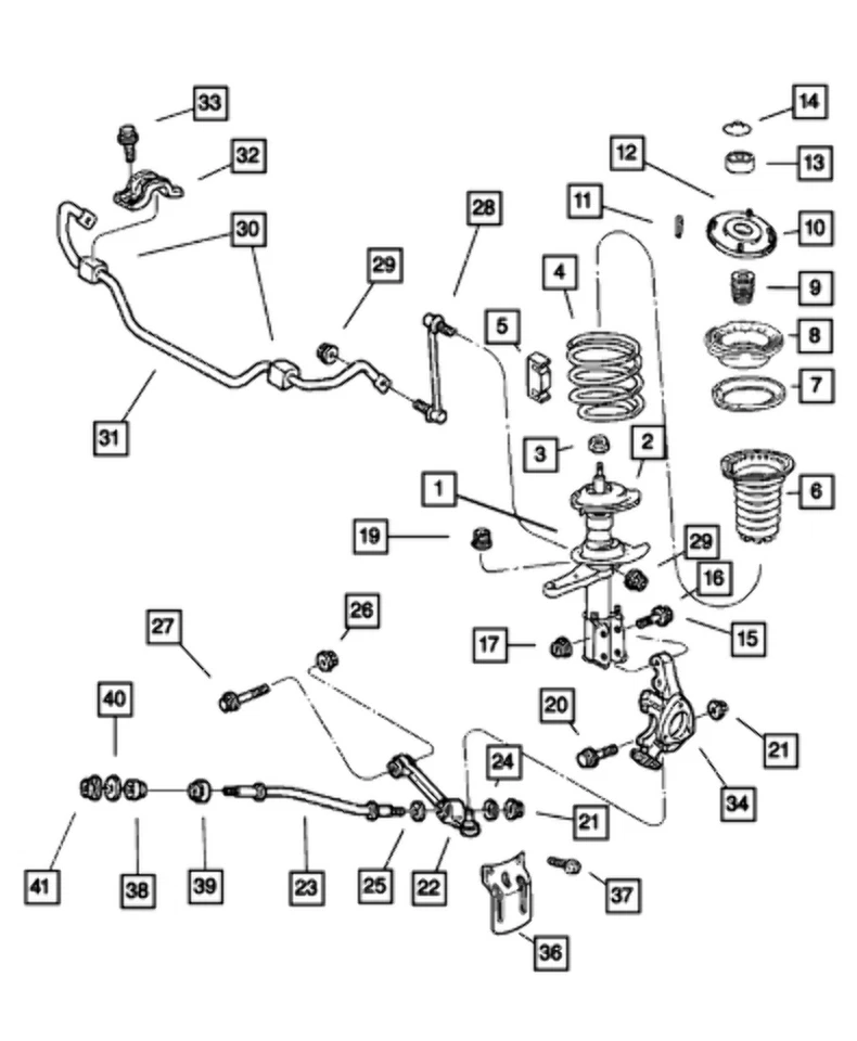Nueva tuerca de bloqueo de brida hexagonal Mopar genuina 2001-2024 OE 06504707 Foto 4 de 4