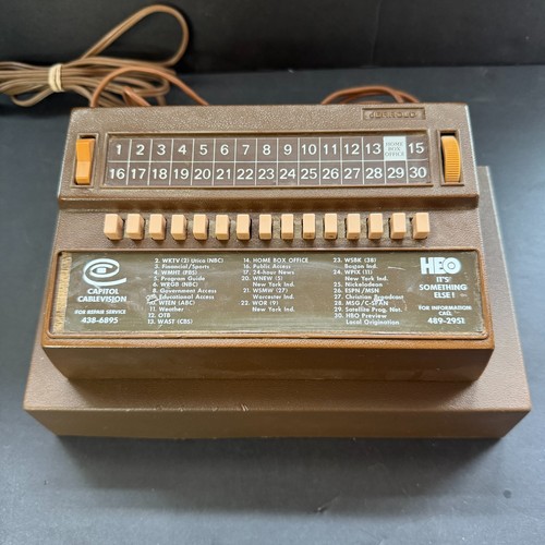 VTG Jerrold Set Commander RSC-2 Vintage Cable TV Converter Box 1970s CATV