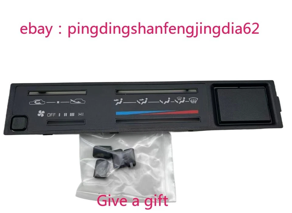 Placa frontal de control de clima de calefacción de aire acondicionado para camioneta Toyota 4Runner 1984-1989 Foto 2 de 4