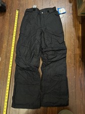 NWT Columbia Kids Ice Slope II Black Snow Ski Pant Youth Large