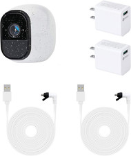 2Pack Power Cable for Arlo Pro and Arlo Pro 2, 16.4Ft/5M Weatherproof USB Cable,