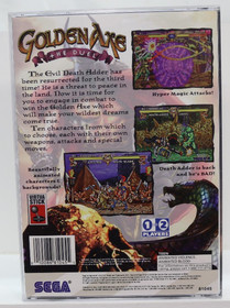 Golden Axe: The Duel (Sega Saturn, 1996)w/ Reg Card