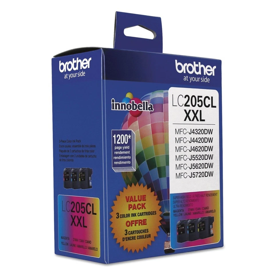 Brother LC2053PKS 1,200 Page-Yield Super High-Yield Ink - C/M/Y (3/Pack) New - Image 3 of 4
