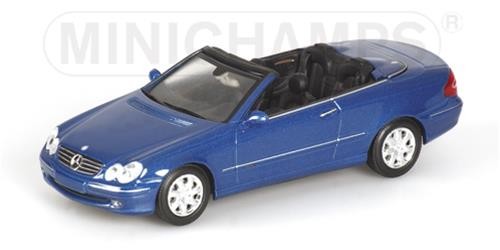 1:43 Minichamps Mercedes Clk Cabrio 2003 Blue 400031431 Diecast Modellbau-image