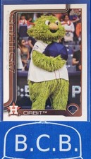 2025 Topps #M-11 Orbit Mascots Houston Astros 