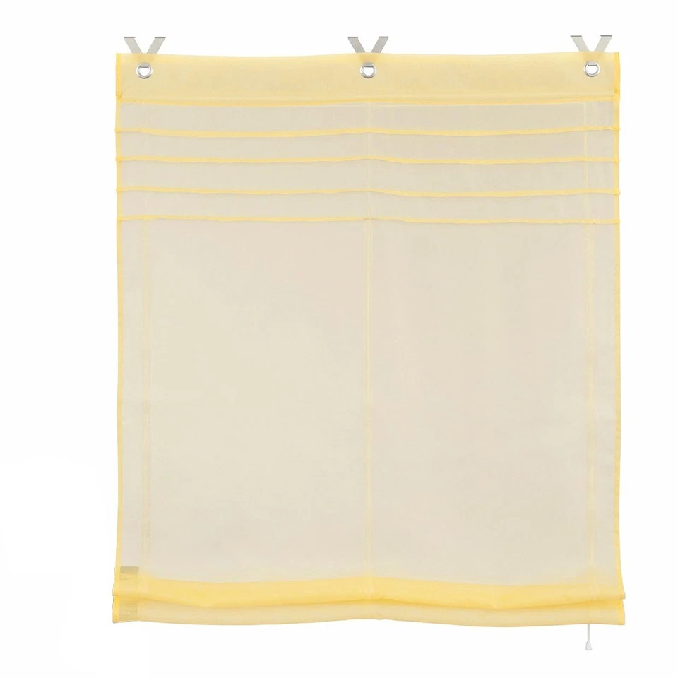 Raffrollo mit Ösen Dimout für Küche 120x140cm Einbauset - Bild 4 von 4