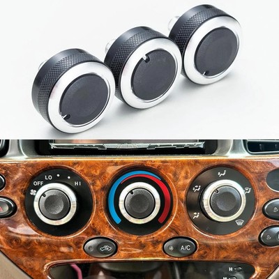 Custom 3PCS AC Climate Control Switch Knobs Compatible with 2000-2006 Toyota Tun