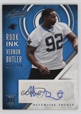 2016 Panini Absolute Rook Ink Silver /399 Vernon Butler #19 Rookie Auto RC 3c7