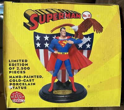 SUPERMAN #14 Ltd Ed STATUE #378/2500 DC Direct Fred Ray Sculpted