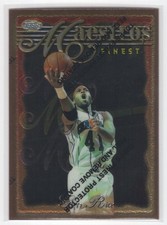 #56 1996-97 Topps Finest Maestros With Coating Glen Rice Charlotte Hornets