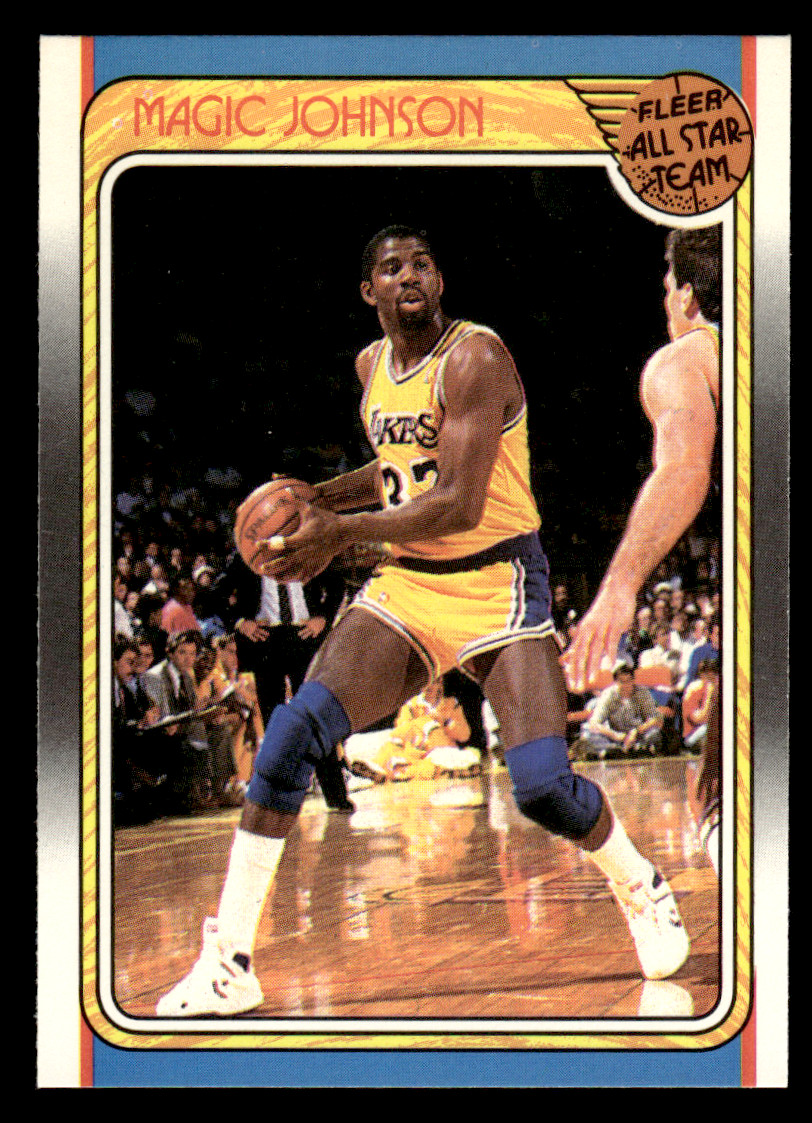 -CS- 1988-89 Fleer All-Star - #123 Magic Johnson (A) *Free Shipping* Lakers