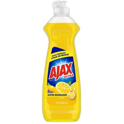 20x Ajax Liquid Dish Soap Lemon Scent Cleaner Household Supply Pack New 12.4oz