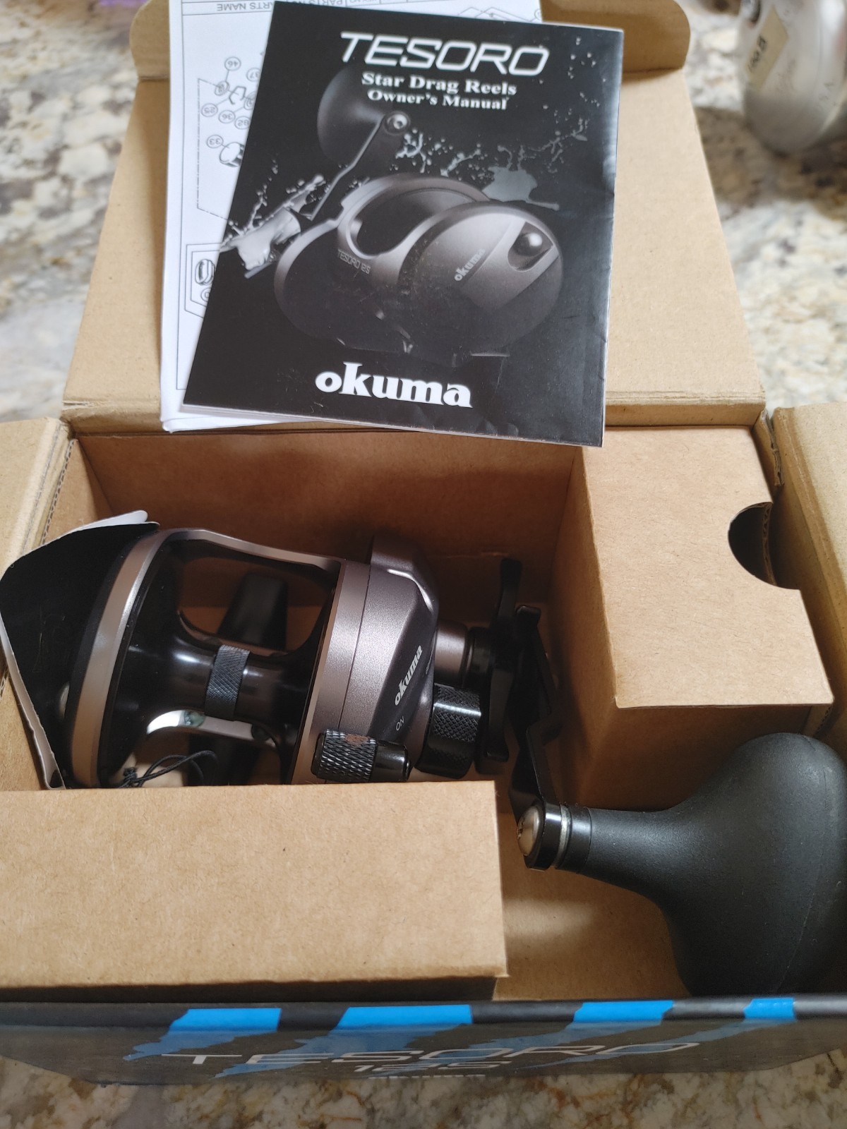 Okuma Tesoro 12S 6.2:1 Star Drag Fishing Reel, Right Hand - TSR-12S