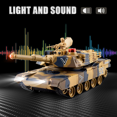 Supdex 1/24 RC Tank, Remote Control US M1A2 Abrams Army Model Tank