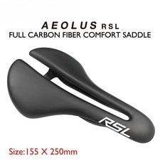 Sella da corsa in carbonio nero opaco cavo comfort sella bici da strada larghezza 145/155 mm