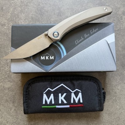 MKM Maniago Knife Makers Detonario Folding Knife (Bronze Aluminum/M390) TNT NEW!