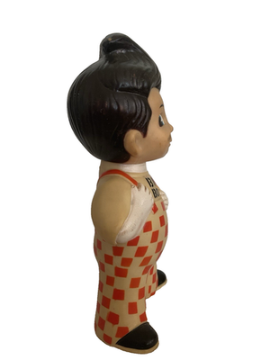 Vintage 1973 Big Boy Restaurants Plastic Figurine Doll Coin Bank 9