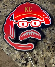 Kansas City Chiefs Coach Andy Reid Light Box Wall Hanging ~ KC Chiefs
