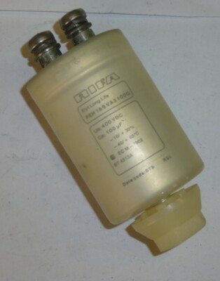 Kondensator 100 µF  400 VDC RIFA Elko Long Life 