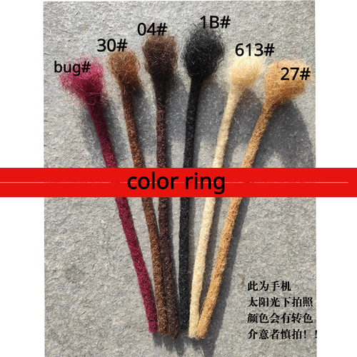 6in-20in Handmade Loc Can Be Dyed Real Human Hair Dreadlock Extensions for Women - Picture 28 of 32