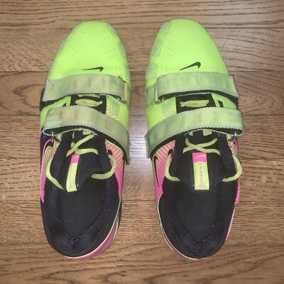 NIKE ロマレオス2 US Size 8 RARE Nike Romaleos 2 'Multi-Color' Volt Pink