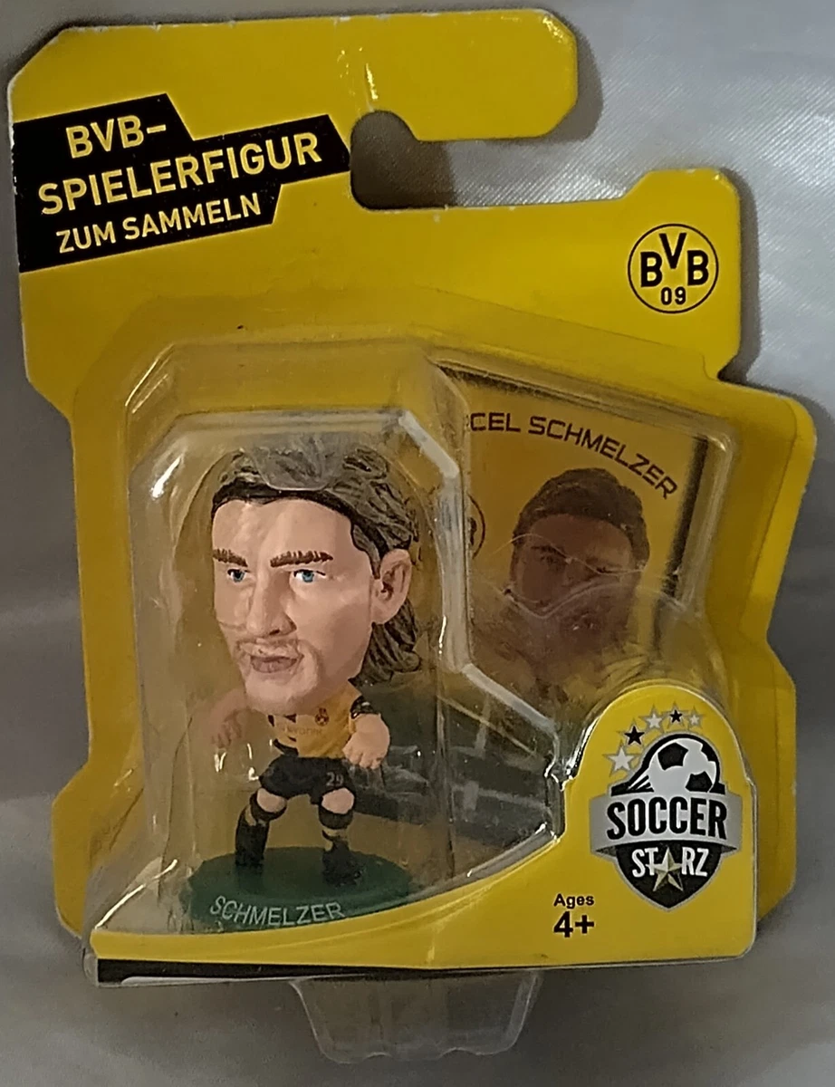 SoccerStarz - Borussia Dortmund Nico Schulz - Home Kit - Figura Collezionabile 5 Cm, Mini Calciatore In Plastica Per Bambini E Collezionisti