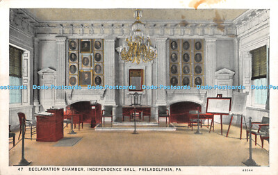R401985 PA Philadelphia Independence Hall Declaration Chamber Sabold Herb