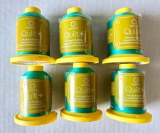 Lots 6 COATS AND CLARK QUILT + Piecing & Quilting 600yrd. Macaw (Turquoise)