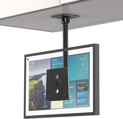 Show 15 under Cabinet Mount, Rotatable Tilt Swivel Mount for 15, Move or Stowed 