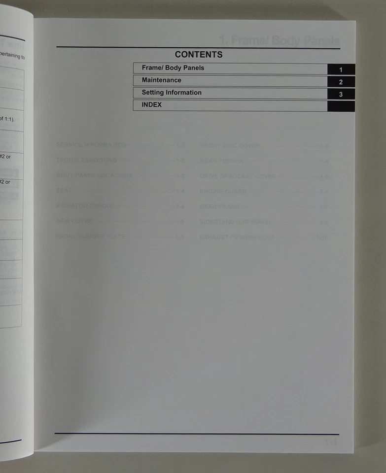 Manual de Servicio/Competencia Manual Honda Crf 450 R / Rx / Rwe Desde 04/2022 - Imagen 2 de 4